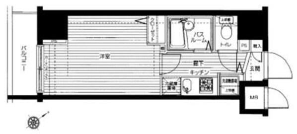 トーシンフェニックス新横濱イクシールの物件間取画像